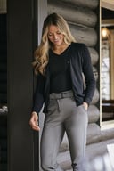 Miniatyrbilde 6 av Black Cutter & Buck Oakville Strikket Cardigan Dame