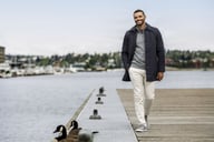 Miniatyrbilde 7 av Black Cutter & Buck Oakville Half-Zip Strikkegenser