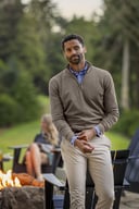 Miniatyrbilde 9 av Black Cutter & Buck Oakville Half-Zip Strikkegenser