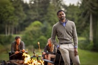 Miniatyrbilde 12 av Black Cutter & Buck Oakville Half-Zip Strikkegenser