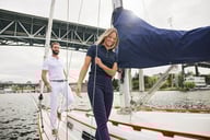 Miniatyrbilde 5 av Black Cutter & Buck Bonney Lake Bukse Dame