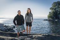 Miniatyrbilde 7 av Beige Cutter & Buck Edgemont Shorts