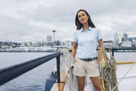 Miniatyrbilde 8 av Beige Cutter & Buck Edgemont Shorts Dame