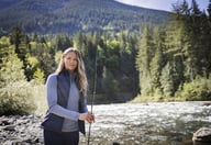 Miniatyrbilde 8 av Black Cutter & Buck Coos Bay Half-Zip Genser Dame