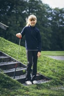 Miniatyrbilde 7 av Black Cutter & Buck Adapt Half Zip Jakke Barn