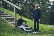 Miniatyrbilde 8 av Black Cutter & Buck Adapt Half Zip Jakke Barn