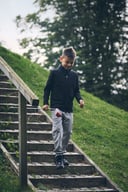 Miniatyrbilde 10 av Black Cutter & Buck Adapt Half Zip Jakke Barn