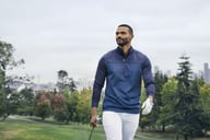 Miniatyrbilde 6 av Black Cutter & Buck Traverse Half-Zip Genser