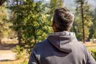 Miniatyrbilde 5 av Antracite Melange Cutter & Buck Pemberton Hettejakke