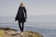 Miniatyrbilde 4 av Antracite Melange Cutter & Buck Adapt Collegejakke Dame