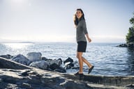 Miniatyrbilde 10 av Antracite Melange Cutter & Buck Adapt Collegejakke Dame