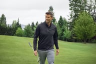 Miniatyrbilde 5 av Black Cutter & Buck Adapt Half-Zip Genser