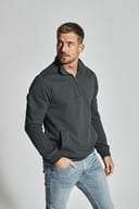 Miniatyrbilde 8 av Black Cottover Half-Zip Genser