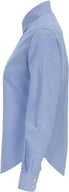 Miniatyrbilde 5 av Lt Blue Cottover Oxford Skjorte Dame