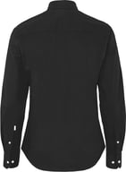 Miniatyrbilde 1 av Black Cottover Twill Slim Fit Skjorte