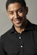 Miniatyrbilde 5 av Black Cottover Twill Slim Fit Skjorte