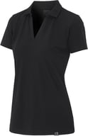 Miniatyrbilde 2 av Black Cottover Stretch Poloskjorte Dame