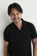 Miniatyrbilde 5 av Black Cottover Stretch Poloskjorte