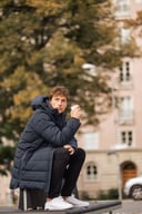 Miniatyrbilde 5 av Black J. Harvest Nordmont Vattert Jakke