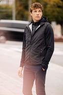 Miniatyrbilde 5 av Black J. Harvest Keyport Vattert Jakke