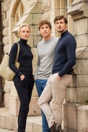 Miniatyrbilde 4 av Black J. Harvest Ashland Half-Zip Strikkegenser