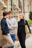 Miniatyrbilde 5 av Black J. Harvest Ashland Turtleneck Strikkegenser Dame