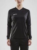 Miniatyrbilde 1 av Black Craft Teamwear Squad Go Jersey Solid Langermet T-skjorte Dame