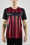 Miniatyrbilde 1 av Black/Bright Red Craft Teamwear Progress 2.0 Stripe  T-skjorte