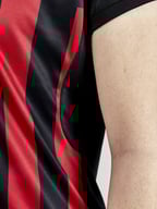 Miniatyrbilde 6 av Black/Bright Red Craft Teamwear Progress 2.0 Stripe  T-skjorte Dame