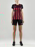 Miniatyrbilde 8 av Black/Bright Red Craft Teamwear Progress 2.0 Stripe  T-skjorte Dame