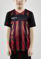 Miniatyrbilde 1 av Black/Bright Red Craft Teamwear Progress 2.0 Stripe  T-skjorte Barn