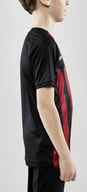 Miniatyrbilde 2 av Black/Bright Red Craft Teamwear Progress 2.0 Stripe  T-skjorte Barn