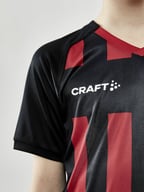 Miniatyrbilde 6 av Black/Bright Red Craft Teamwear Progress 2.0 Stripe  T-skjorte Barn