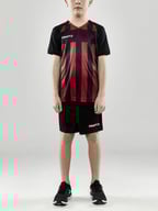 Miniatyrbilde 7 av Black/Bright Red Craft Teamwear Progress 2.0 Stripe  T-skjorte Barn