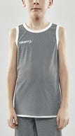 Miniatyrbilde 1 av Black/White Craft Teamwear Progress Reversible Basket Singlet Jr