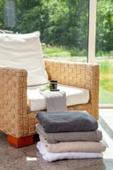 Miniatyrbilde 1 av Dark Grey Kosta Linnewäfveri  Linda Bomullsfrotté Håndklesett