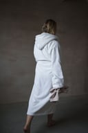 Miniatyrbilde 8 av Dark Grey Kosta Linnewäfveri Frotté Morgenkåpe