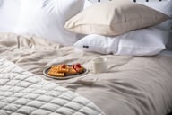 Miniatyrbilde 5 av Dark Grey Kosta Linnewäfveri Nottingham Lyocell Sengesett