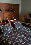 Miniatyrbilde 2 av Navy Kosta Linnewäfveri Nisse Bomull Sengesett