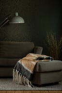 Miniatyrbilde 2 av Beige Kosta Linnewäfveri Håndvevd Ull og Akryl Pledd