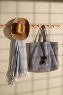 Miniatyrbilde 3 av Black Lord Nelson Beach Towel Hamam Recycled 90x150 cm