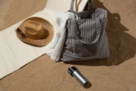 Miniatyrbilde 4 av Black Lord Nelson Beach Towel Hamam Recycled 90x150 cm