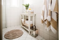 Miniatyrbilde 1 av Apple Green Lord Nelson Polyester Rund Baderomsmatte