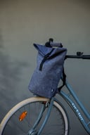 Miniatyrbilde 6 av Grey Lord Nelson Filt Rulletopp Sykkelveske