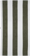 Miniatyrbilde 1 av Green Lord Nelson Stripe Bomull Strandhåndkle