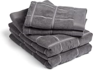 Miniatyrbilde 1 av Dark Grey Lord Nelson Victory Smögen 550 g/m2 Bomull Håndklesett