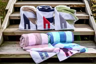 Miniatyrbilde 4 av Black/Grey Lord Nelson Victory Double Face 80x160 cm Badelaken Håndkle