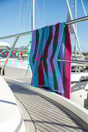 Miniatyrbilde 3 av Blue/Yellow Lord Nelson Victory Cabana 500 g/m2 Bomull 80x160 cm Badelaken Håndkle