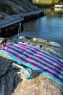 Miniatyrbilde 4 av Blue/Yellow Lord Nelson Victory Cabana 500 g/m2 Bomull 80x160 cm Badelaken Håndkle