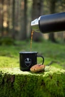 Miniatyrbilde 5 av Black Morberg by Örrefors 450 ml Emaljekopp